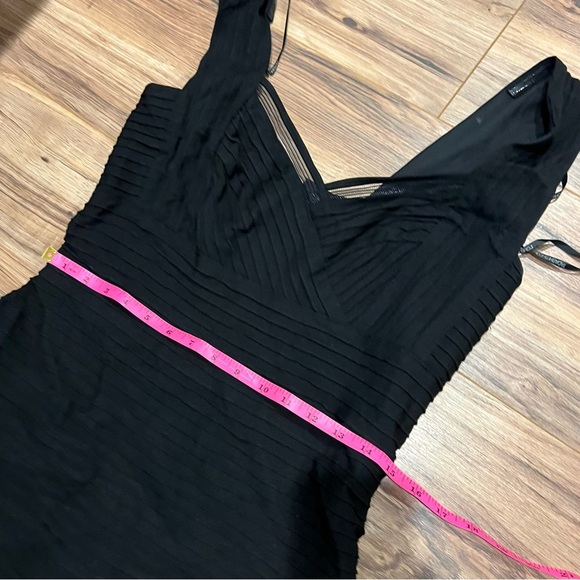 Tadashi Shoji Annika Black Long Gown Dress 6L2021L - Picture 9 of 16